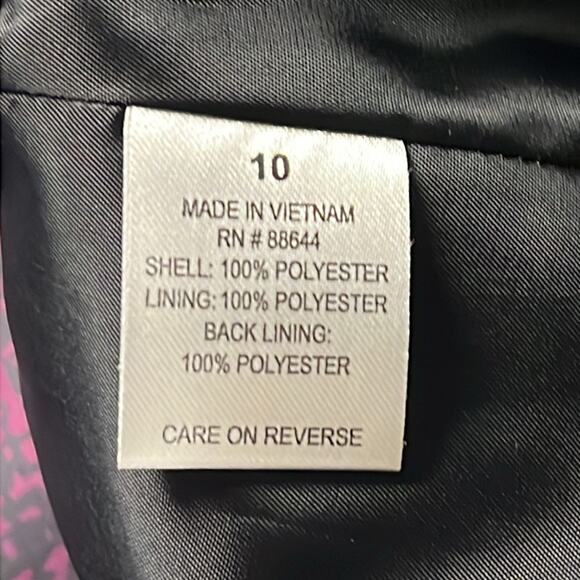 NWT Emily Women's Size 10 Blazer Jacket Black Button Up Lined Business Office :) - Picture 5 of 7